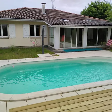 Maite, Quartier Calme, Piscine Chauffee Vakantiehuis Andernos-les-Bains